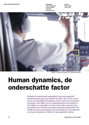 Human dynamics, de onderschatte factor