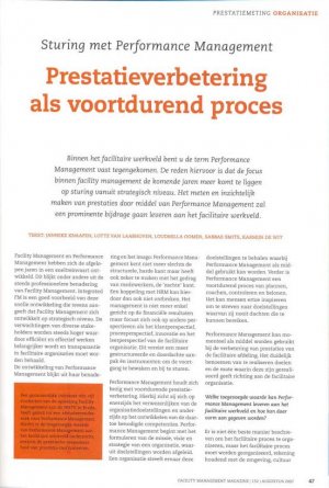 Prestatiemeting als voortdurend proces