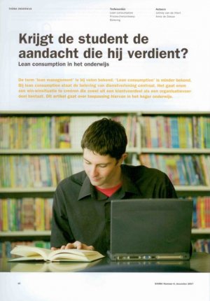 Lean consumption in het Onderwijs