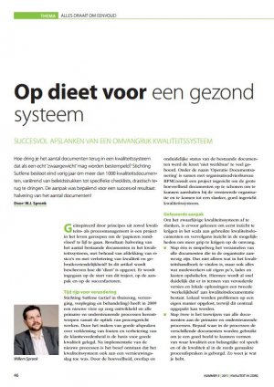 Op dieet voor een gezond systeem