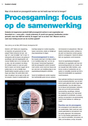 Procesgaming: focus op de samenwerking