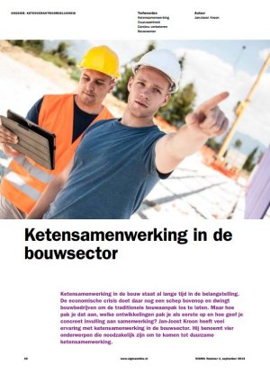 Ketensamenwerking in de bouw