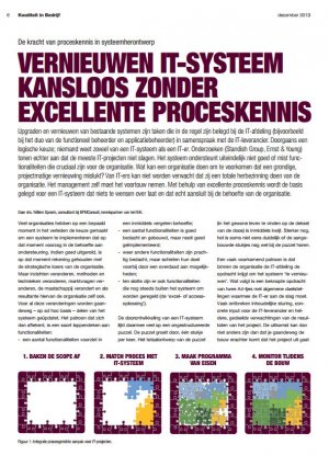 Vernieuwen IT-systeem kansloos zonder excellente proceskennis