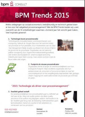 BPM Trends 2015