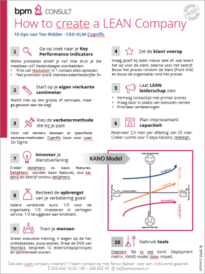 Toptips van een LEAN finalist